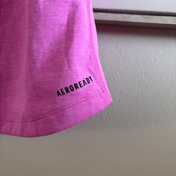 adidas Women's Areoready Short Sleeve Running Shirt - Picture 6 of 7